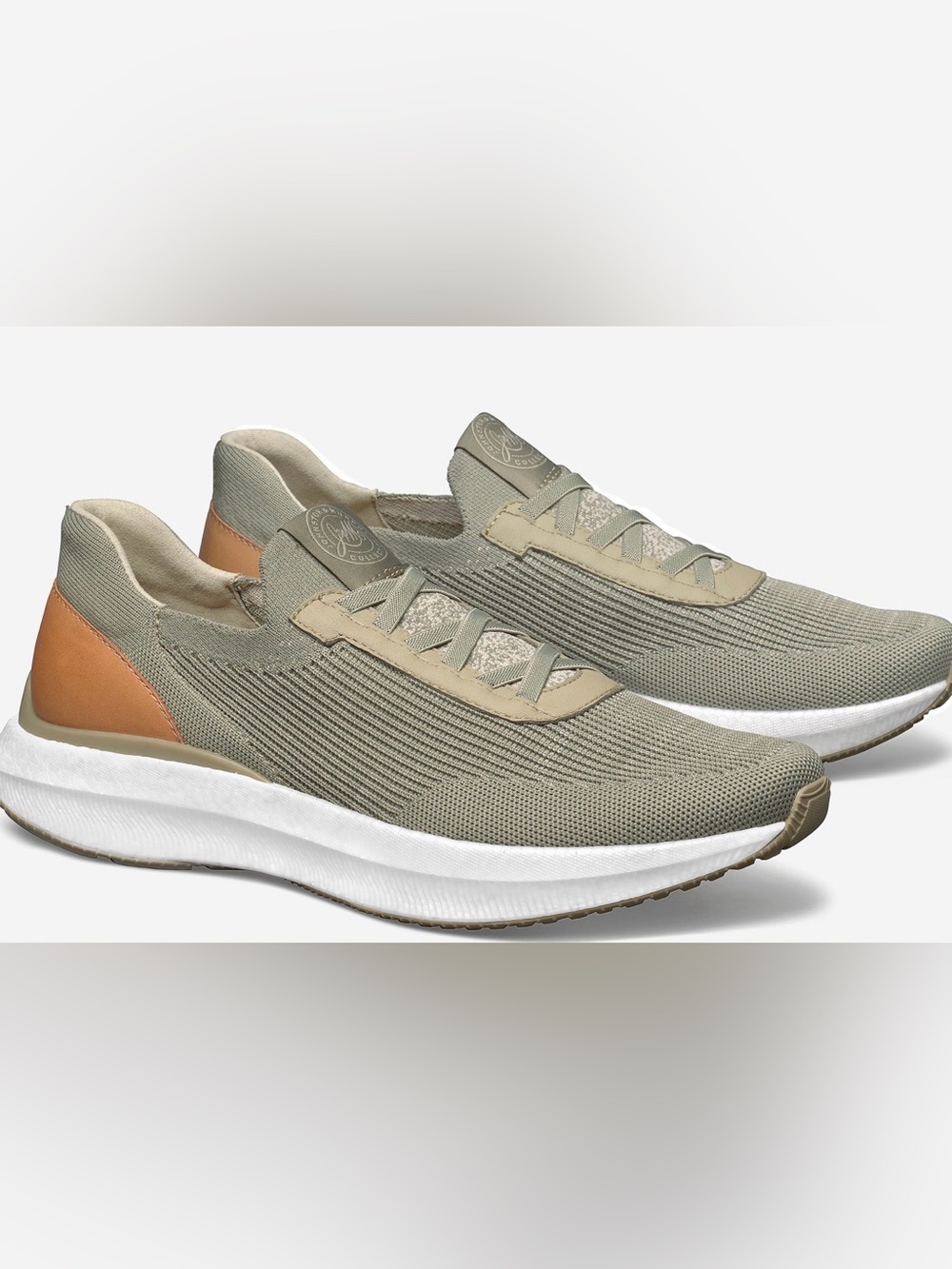 NEW Johnston & Murphy Briley Knit Jogger Sneakers Men’s 10.5 with Dust Bags